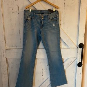American Eagle size 14 extra long artist jeans